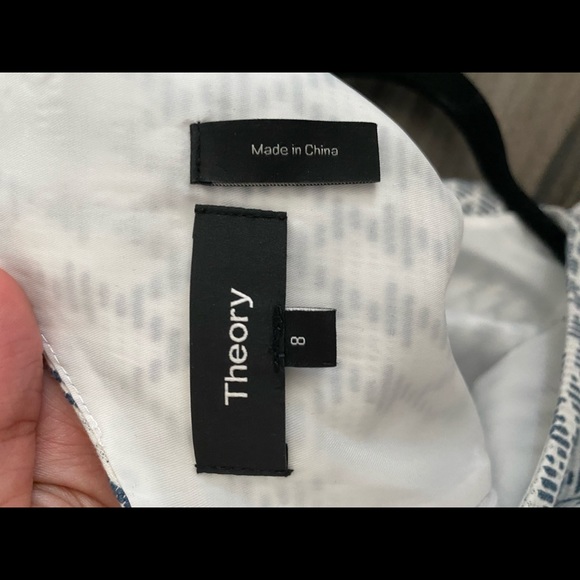 Beautiful Blue and White Theory Shift Dress - Picture 7 of 7